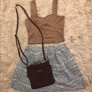 NWOT Beige Cropped Tank Top | EVERYTHING MUST GO
